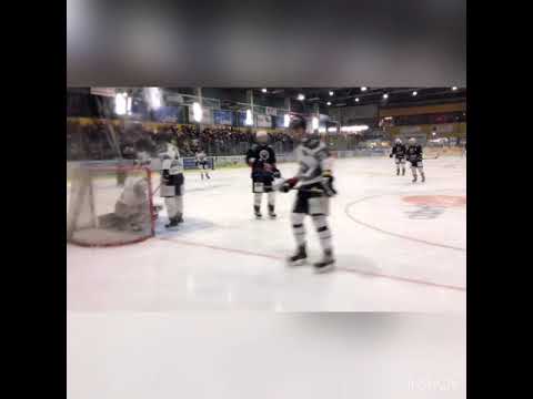 25.10.2019 ESC Haßfurt - EV Pegnitz 11:3 Mannschaftsaufstellung / Spielszenen / Humba