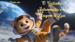 O Gatinho Astronauta e a Viagem à Lua 🐱🚀 | Histórias da Vovó | Contos Infantis