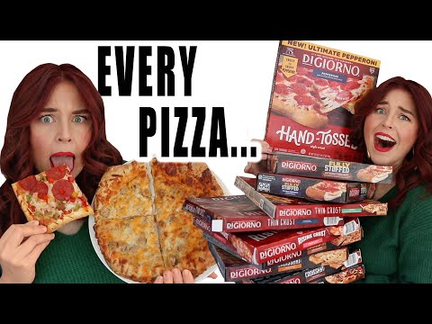 11 BEST PIZZAS AT THE GROCERY STORE - Part 2 Ranking DIGIORNO PIZZA!