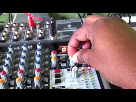 Behringer Xyenx 1622usb (PFL Level Setup & Onboard FX)