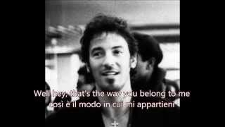 the way Bruce Springsteen lyrics & SUB ITA