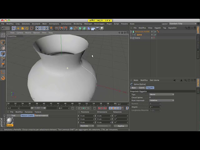 Tutorial: Rotazione NURBS