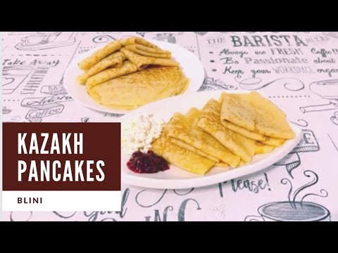 Kazakh pancakes (blini)