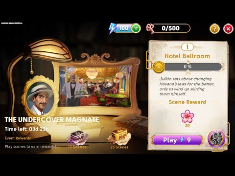 June's Journey Secrets 35 Scene 1 Hotel Ballroom Word Mode 4K ULTRA HD