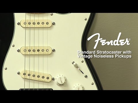 Fender Standard Stratocaster with Vintage Noiseless Pickup Mod Review by Sweetwater