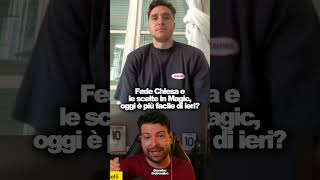 Federico Chiesa e le scelte che è necessario compiere durante una partita di Magic 😁 #Shorts