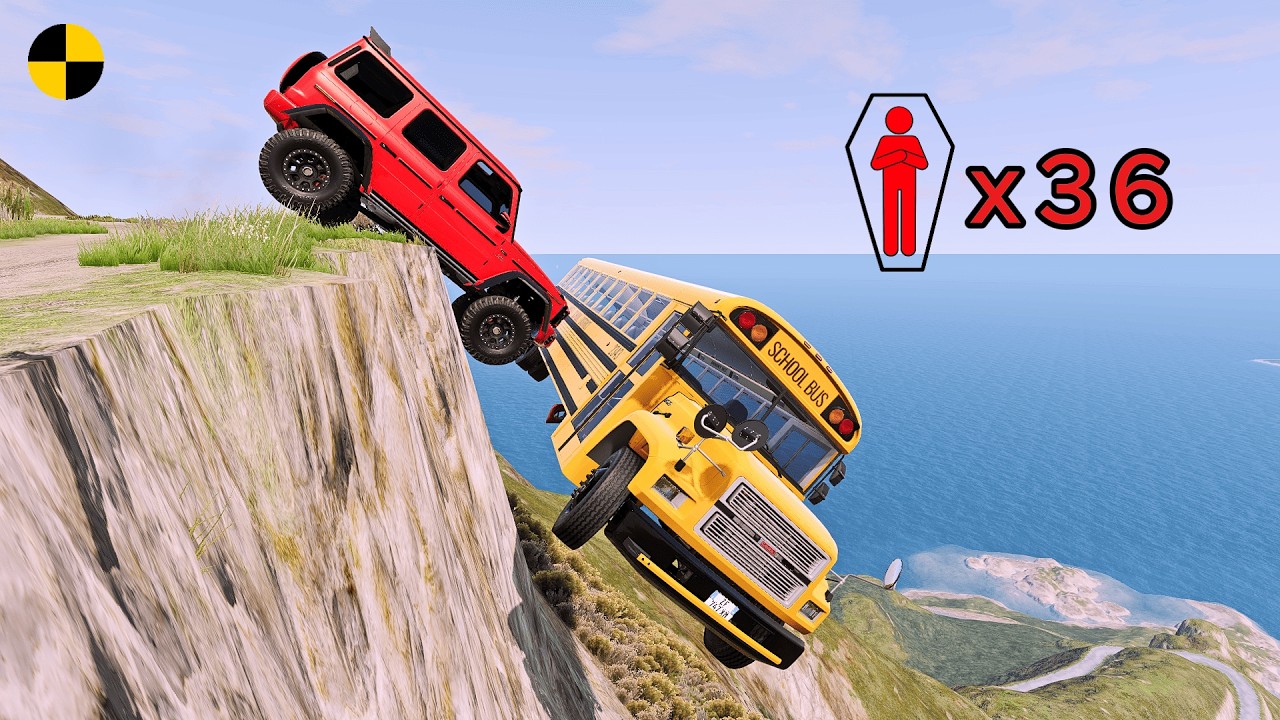 Realistic High-Speed Car Crashes in BeamNG.drive #152 | Ultra Detailed Crash Compilation