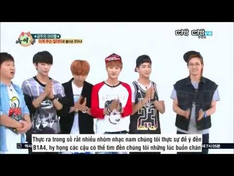 [Vietsub] 130529 Weekly Idol - B1A4 (1/2)