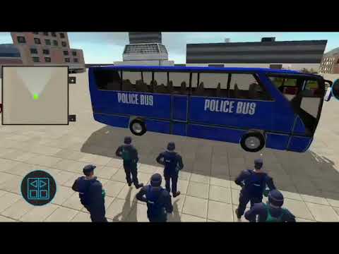 Police Transporter Bus Driving Simulator - Offroad police transport Duty - Android IOS Gameplay