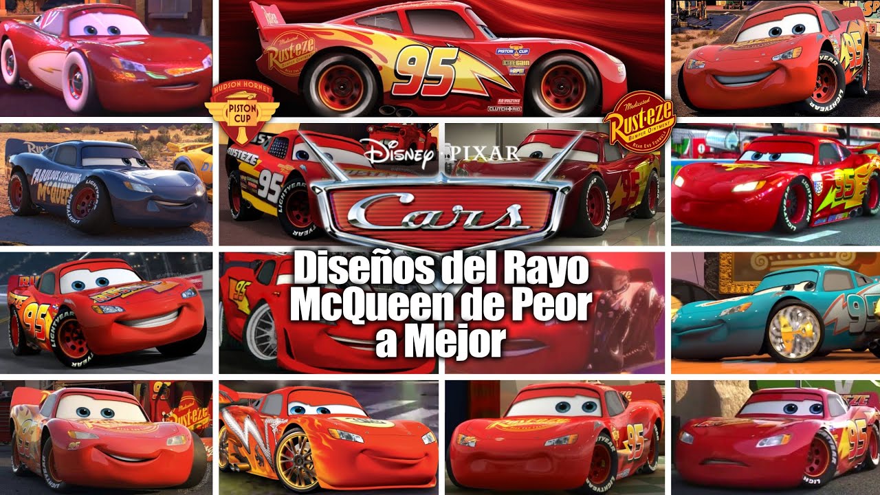 TOP: Todos los diseños del Rayo McQueen del Peor al Mejor