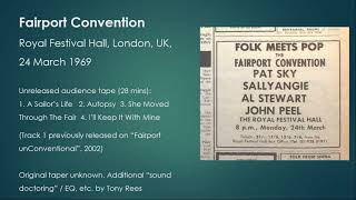 Fairport Convention: &quot;Folk Meets Pop&quot;, 1969 (audio only)