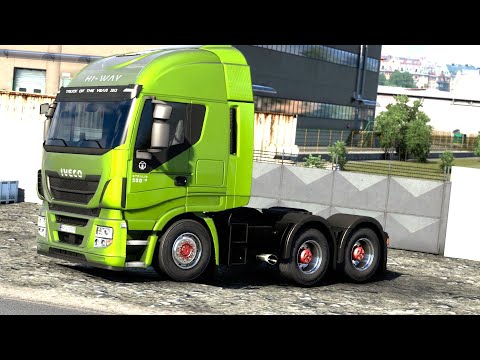ETS 2 - Iveco Stralis Hi-Way Transporting Milk From Rome to Pescara