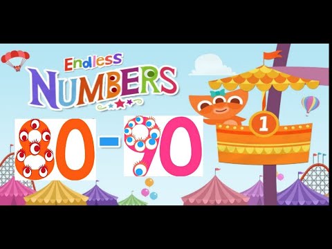 Endless Numbers - Learn to Count From 80 to 90 with Simple Addition
