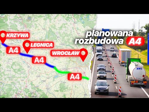 A4 Krzyżowa - Legnica - Wrocław: Extension and new route near Wrocław