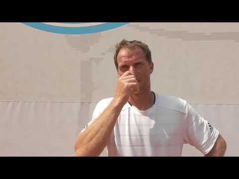 Jaroslav Pospíšil po výhře v prvním kole turnaje Svijany Open 2019