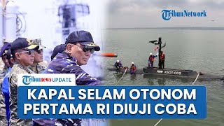 Prabowo Pantau Uji Tembak Kapal Selam Otonom Pertama Buatan RI, Bukti Kekuatan Baru Lautan Indonesia