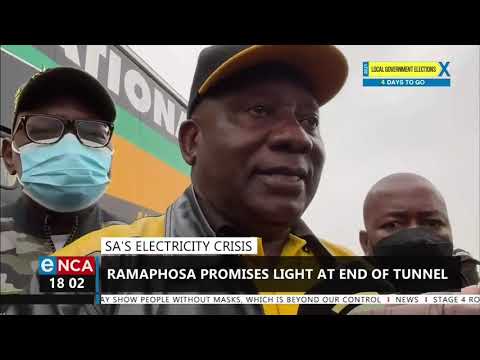Ramaphosa promises light at the end of the tunnel