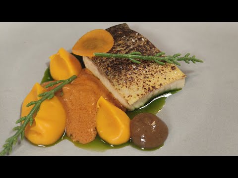 Omble chevalier et courge