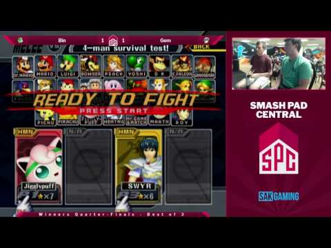 SPC 64 Winners Quarters - Bin (Jigglypuff) vs Gem (Marth)