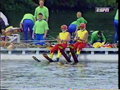 Wonder Lake Water Ski Show Team at  Nationals Aug 10, 1997