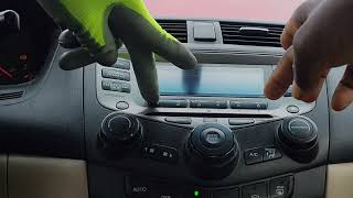 How to bypass radio code in Honda accord 2006 Code error fix