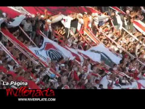 ""Te ví campeón siempre de la cabeza.." - La Página Millonaria" Barra: Los Borrachos del Tablón • Club: River Plate