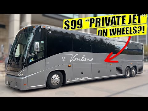 FIRST CLASS BUS “Vonlane” from Atlanta to Nashville