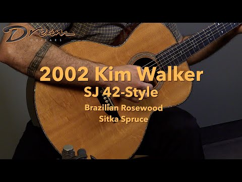 Dream Guitars - 2002 Kim Walker SJ 42-Style, Brazilian Rosewood & Sitka Spruce #guitardemo #guitar