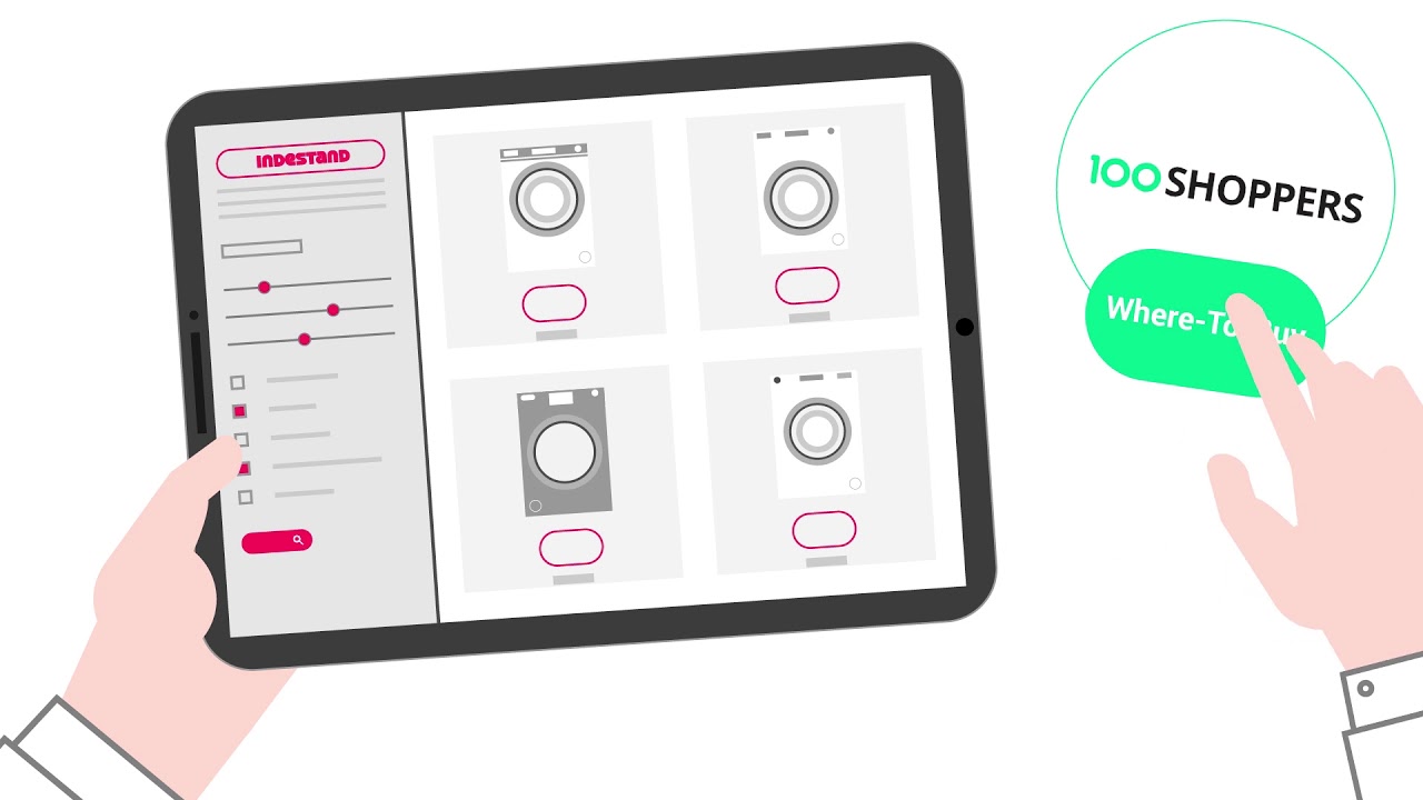 Explainer Video - e-commerce tool where to buy [graphic animation]