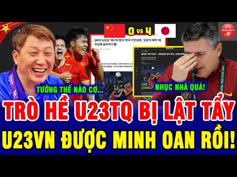 Sự Thật Phũ Phàng Về U23 Trung Quốc Sau Trận Thua Nhật Bản, U23 Việt Nam Được Minh Oan Ở Bán Kết