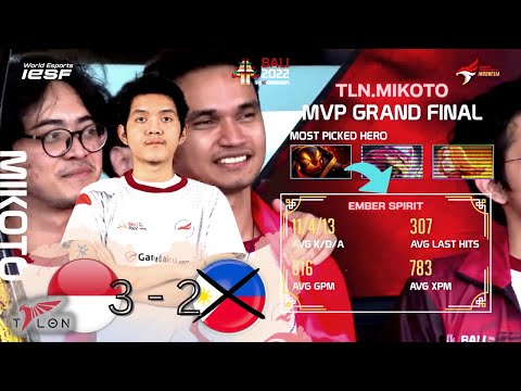 IESF DOTA 2 GRAND FINAL : TLN.MIKOTO EMBER SPIRIT MVP IN GRAND FINAL, HOW TO PLAY VS SILENCE STRATS