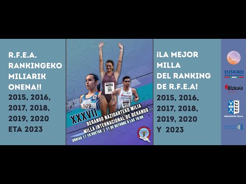 En directo | La trigésimo séptima edición de la milla internacional de Berango            