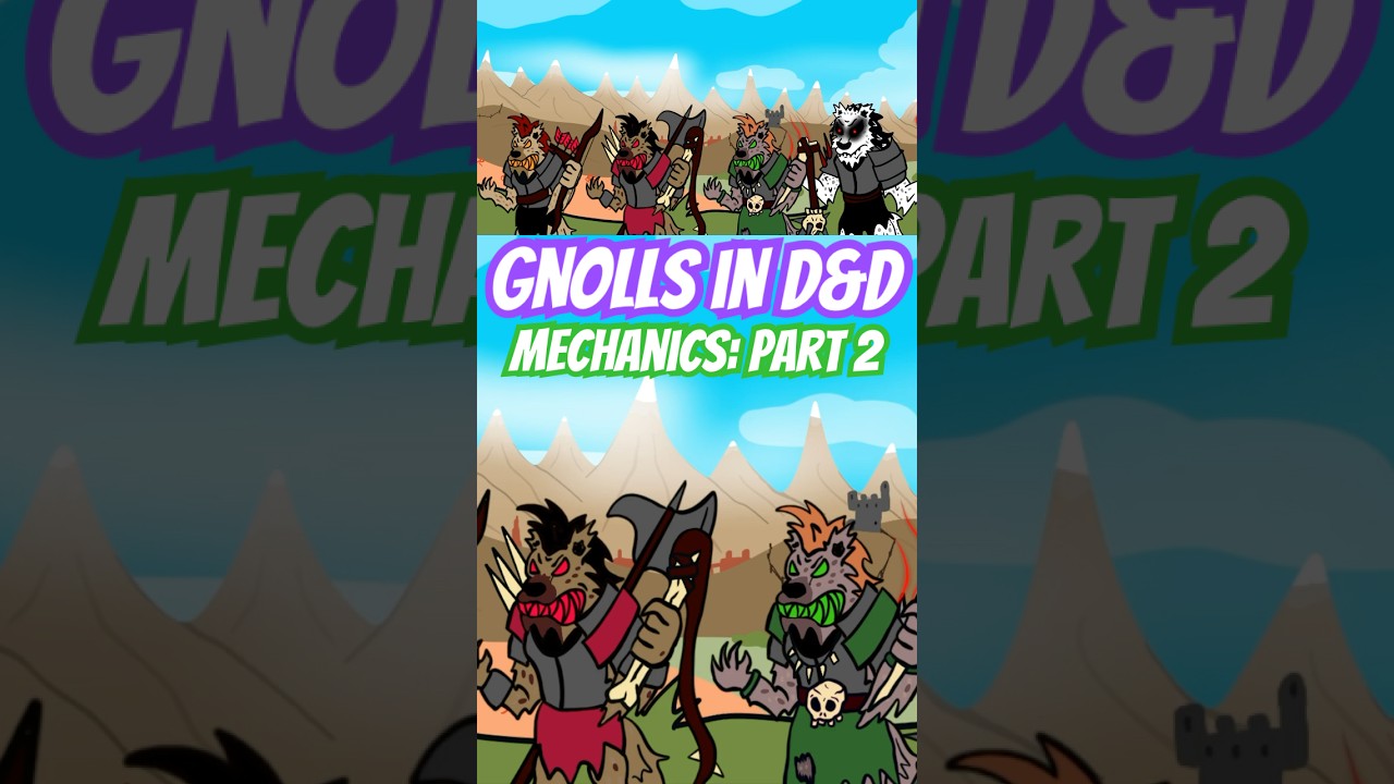 Gnoll Mechanics Part 2 💀: #dandd #dungeonsanddragons #d&d #dnd #gnoll #monstermanual #dnd5e #dnd5