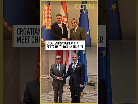 Croatian President meets Chinese FM in Zagreb
