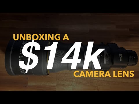 UNBOXING a $14,000 CAMERA LENS !! 💵📸💵📸💵📸