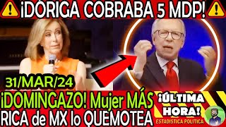 COBRABA 5 MILLONES ¡ QUEMAN a Lopez Doriga !