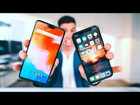 ONEPLUS 6 VS iPHONE X!