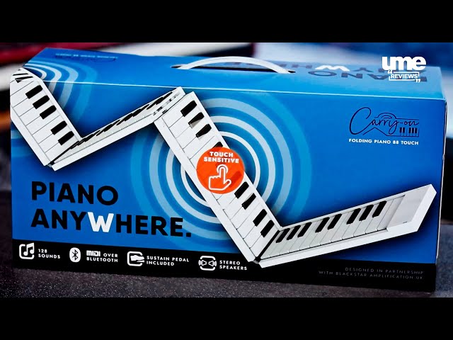 Vídeo relacionado con BLACKSTAR Carry-on 88 - negro Piano plegable de 89 Teclas Negro de Blackstar. Controlador MIDI USB con batería recargable