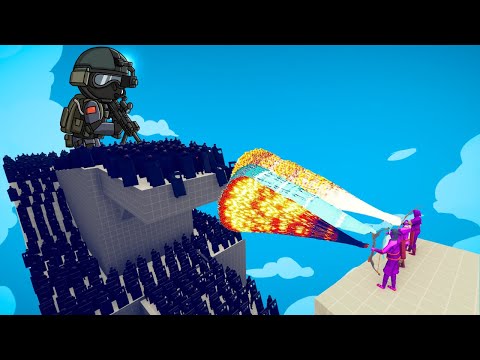 200x S.W.A.T SHIELD vs EVERY GOD - Totally Accurate Battle Simulator (TABS)