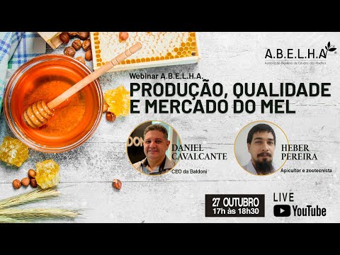, title : 'Webinar A.B.E.L.H.A. | Produção, Qualidade e Mercado do Mel'