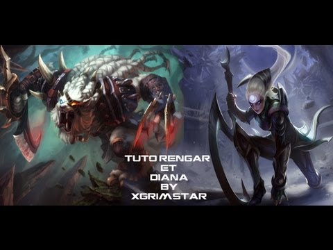 Video commentée de league of legend en Live + Tuto pour Rengar et Diana