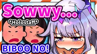 Biboo Got Scolded Hard by HoloStaff After Almost Doxxing Herself 【Koseki Bijou / HololiveEN】