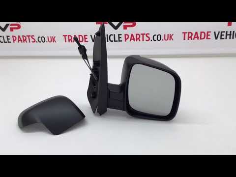 Fits Fiat Qubo 2009- Door Wing Mirror Cable Manual Driver Side video