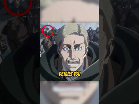 Insane details in attack on titan!