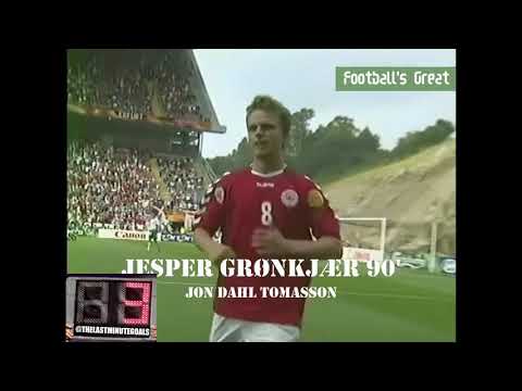 LATE GOAL of Jesper Grønkjær ​​(Denmark) v Bulgaria at 90+2 ／ UEFA Euro 2004 GS MD2