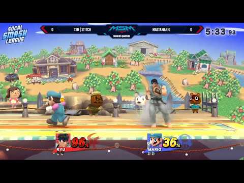 MSM 166 - TSD | Stitch (Ryu) vs MastaMario (Mario) Winners Quarters - Smash 4