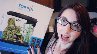 Betta Fish Tank Unboxing And Review | Top Fin Enchant 3.5 Gallon Aquarium