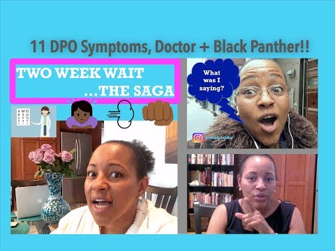 11DPO IUI#3 | Symptoms, Optometrist and Black Panther Movie! Video