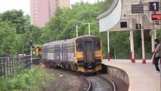 preview picture of video 'Halifax Railway Station, West Yorkshire, UK - 12th June, 2012 (720 HD)'
