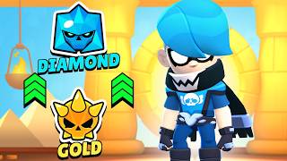 GOLD to DIAMOND with Edgar - Brawl Stars NEW PRO RANKED